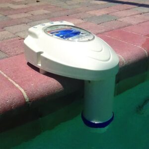 Pool Alarm on side of pool
