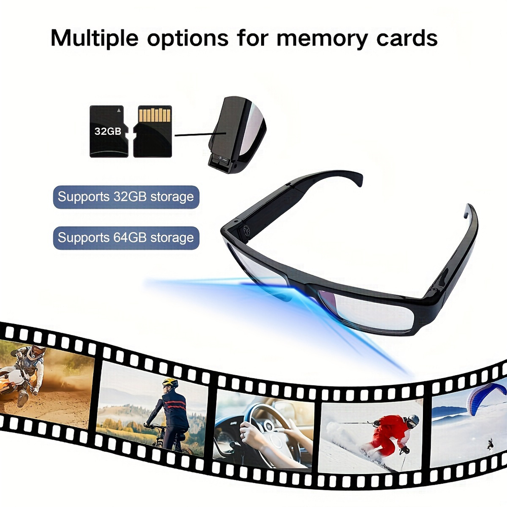 Eyeglasses Hidden Spy Camera with Built in DVR - Image 10