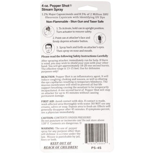Pepper Shot 1.2% MC 4 oz Pepper Spray - Image 14