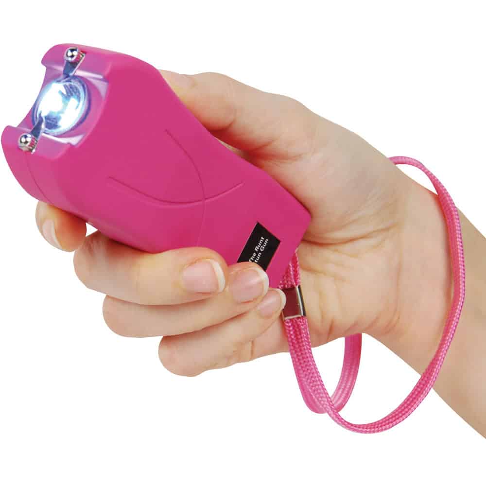 Runt Rechargeable Stun Gun With Flashlight And Wrist Strap Disable Pin - Image 12