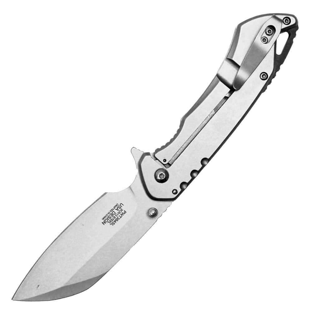 Assisted Open Folding Pocket Knife, Handle w/ Accents - Image 14